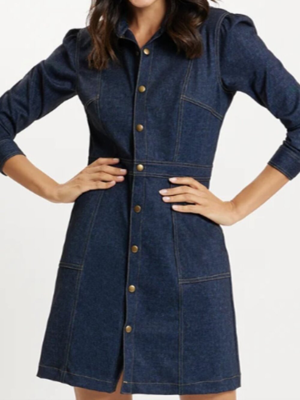 Jude Connally Denim Solange Dress - Picture 1 of 1
